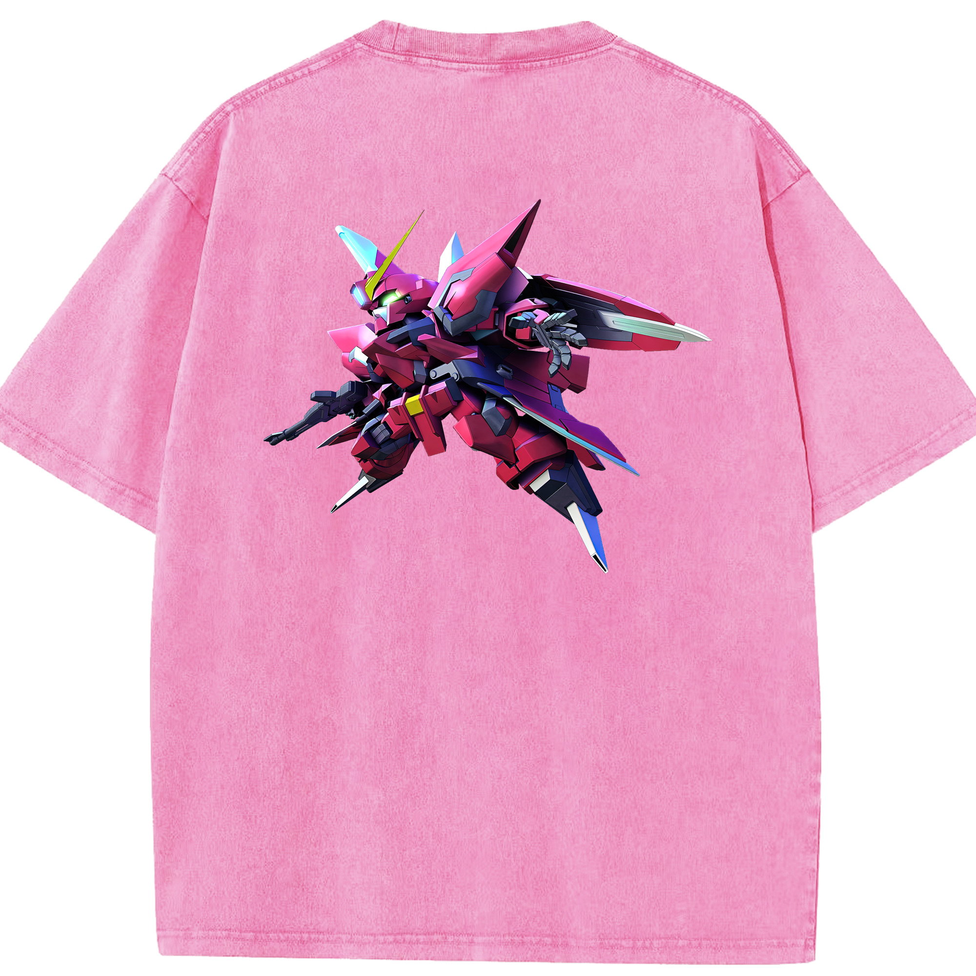 （画像用） 機動戦士ガンダム Mobile Suit Gundam 綿100% ヴィンテージ風 半袖Tシャツ（背面プリント）